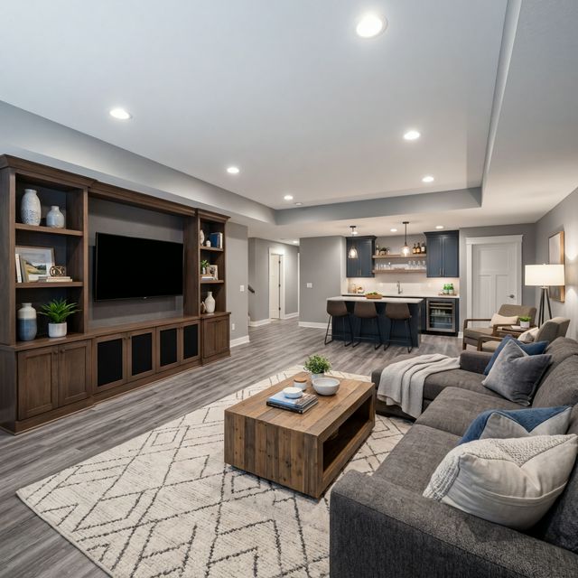 Basement finishing and renovation in Edmonton by Vanova Renovations